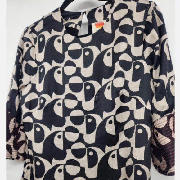 Brand New Farm Rio Geo Toucan Mini Dress - Picture 5 of 12